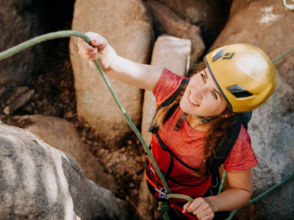 You will develop core rock climbing skills in one of these climbing camps.