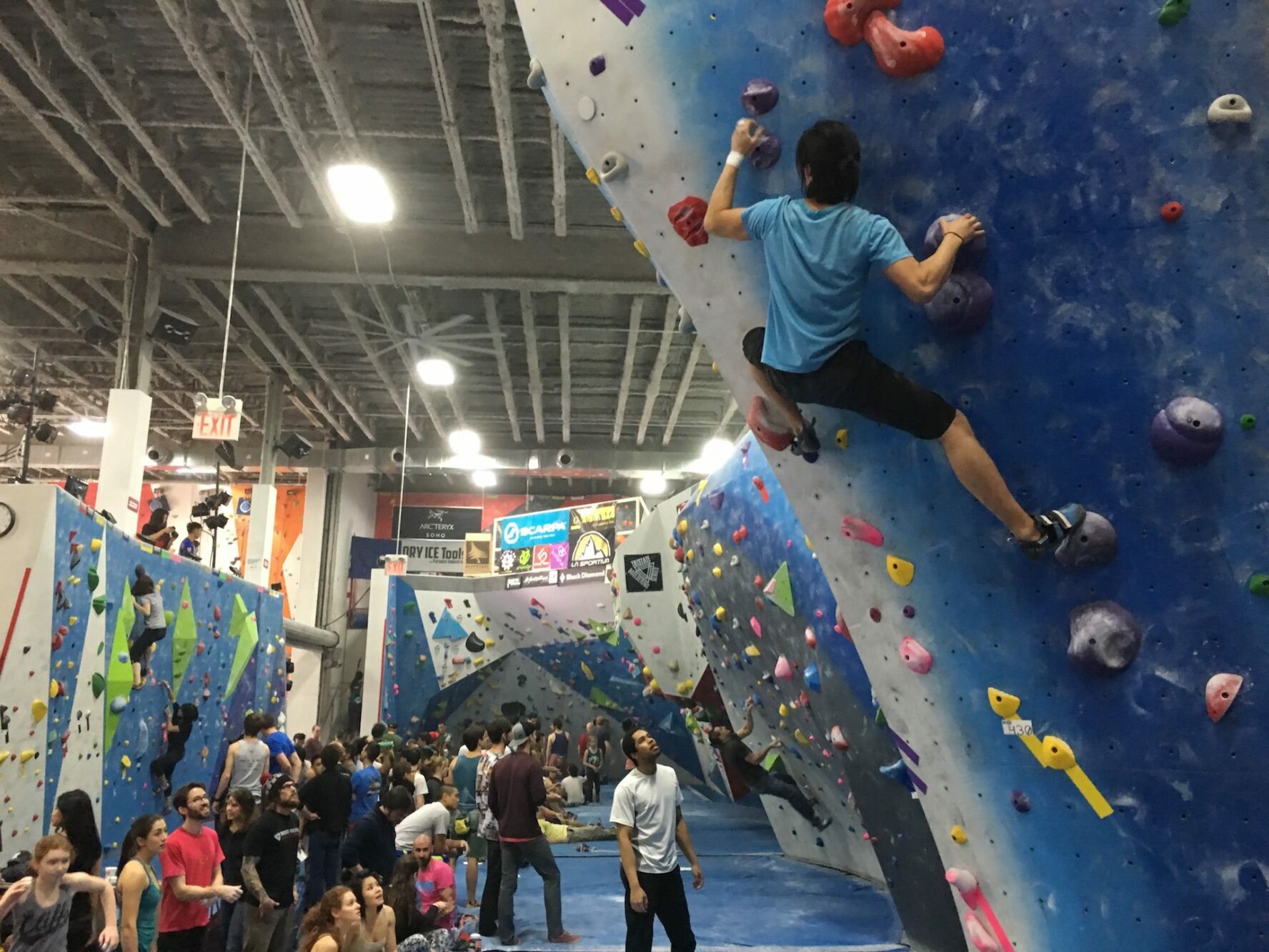 The Cliffs gym in NYC provides essential introductory rock climbing classes.
