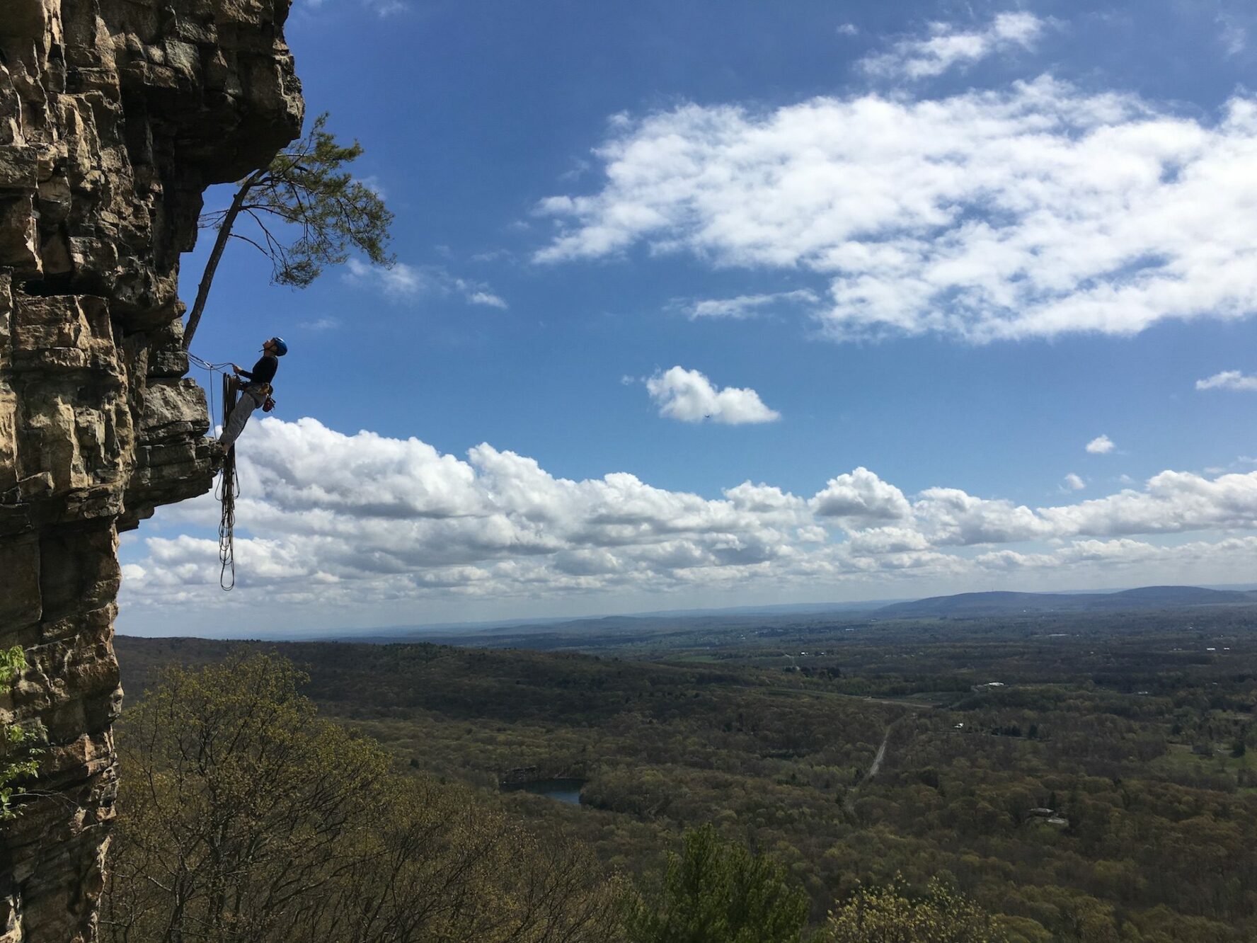 The rocks of the Gunks provide breathtaking vistas.