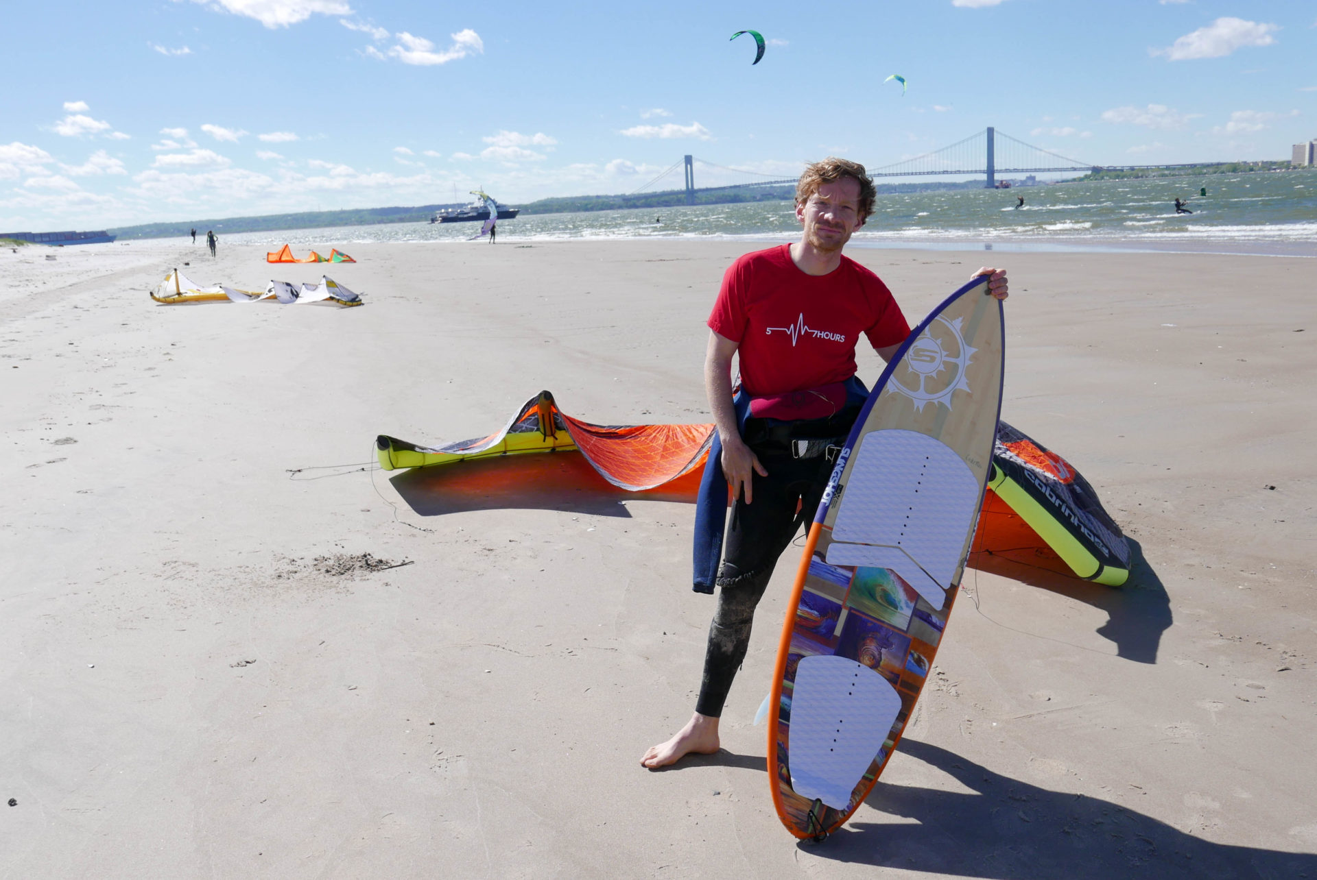Kiteboarding beaches near NYC