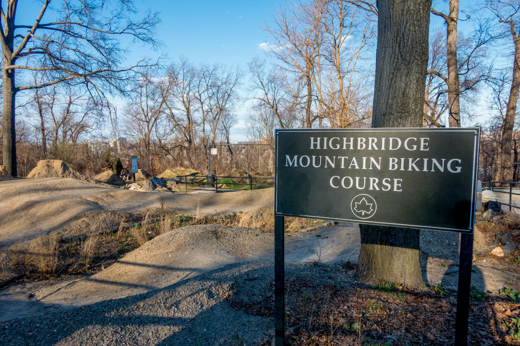 The Highbridge mountain biking trail