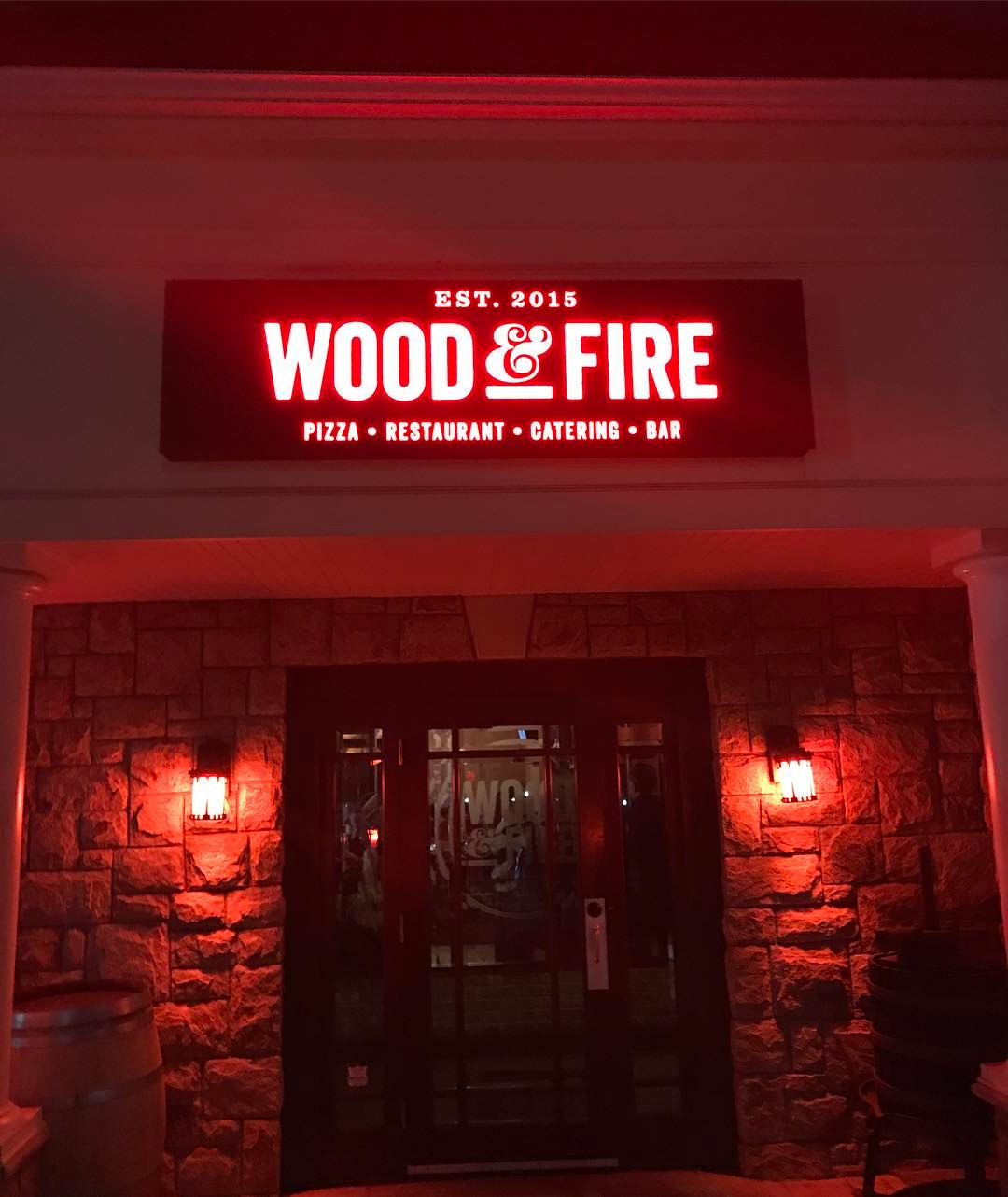 Wood & Fire's exterior. | Photo by Wood & Fire via Facebook