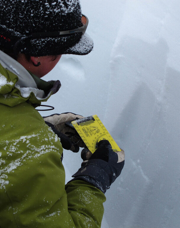 Avalanche road sign Colorado