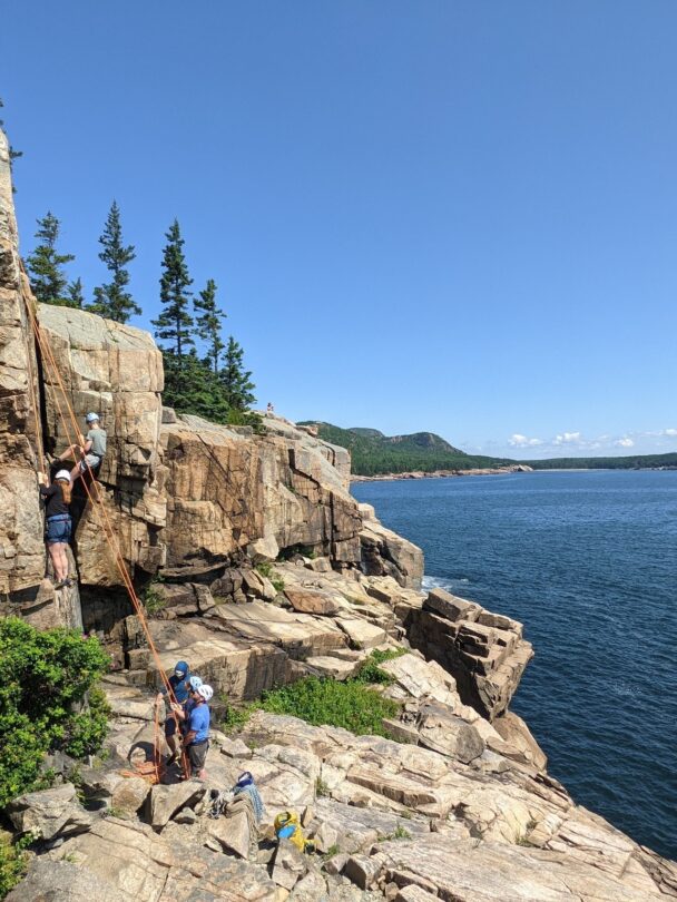 Guided Rock Climbing in Acadia National Park