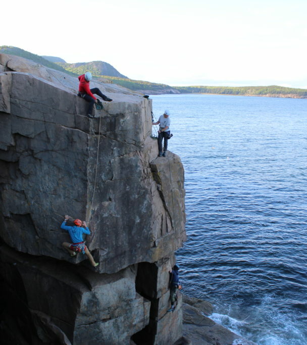 Guided Rock Climbing in Acadia National Park