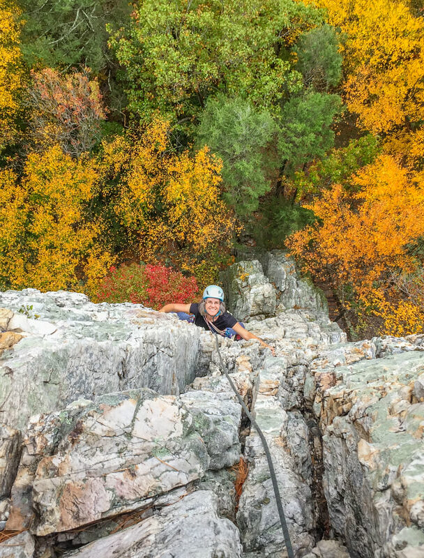new river gorge climbing