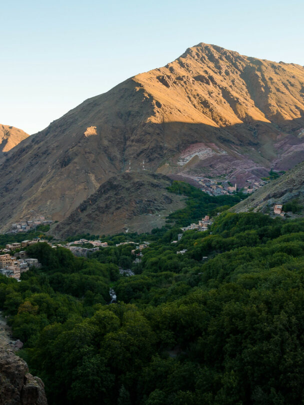 Rock climbing in the Atlas Mountains