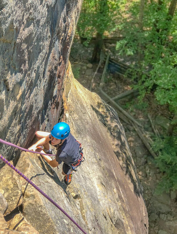 new river gorge climbing