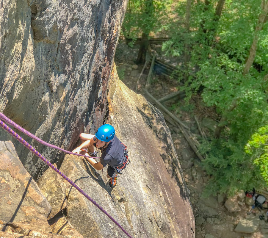 new river gorge climbing class