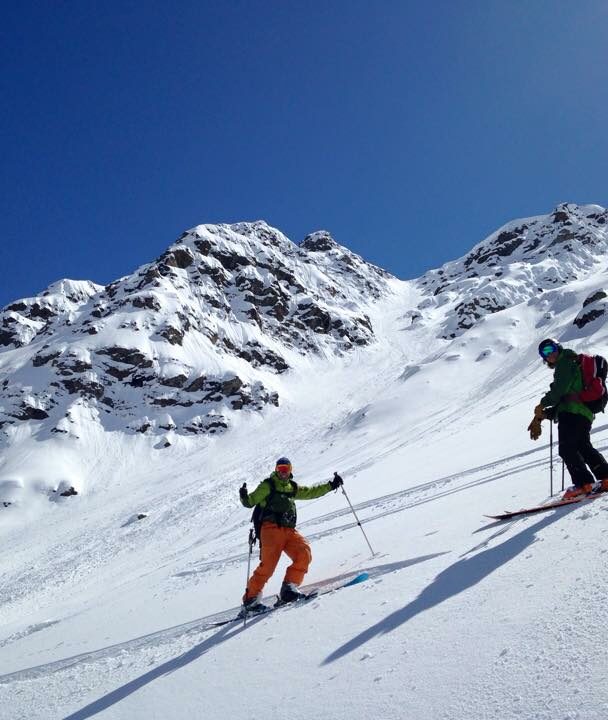 Mount Elbrus region backcountry skiing