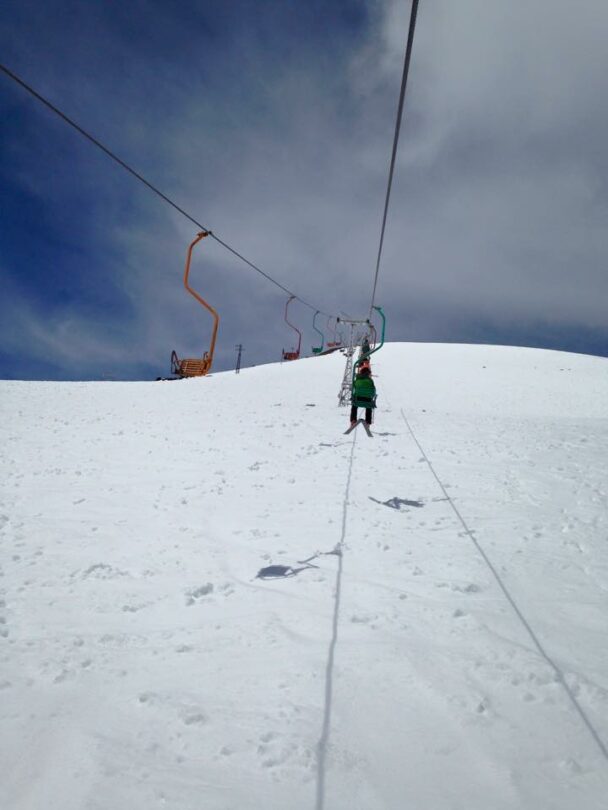 Mount Elbrus region backcountry skiing