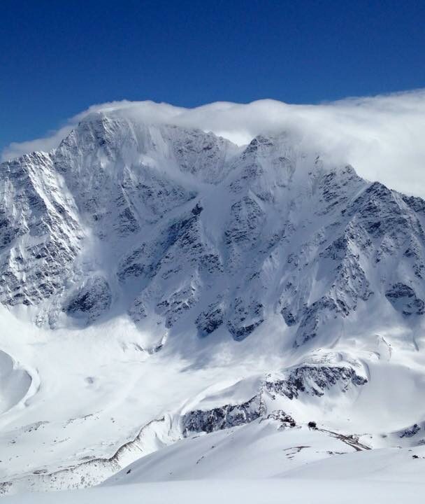 Mount Elbrus region backcountry skiing