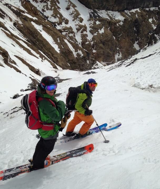 Mount Elbrus region backcountry skiing
