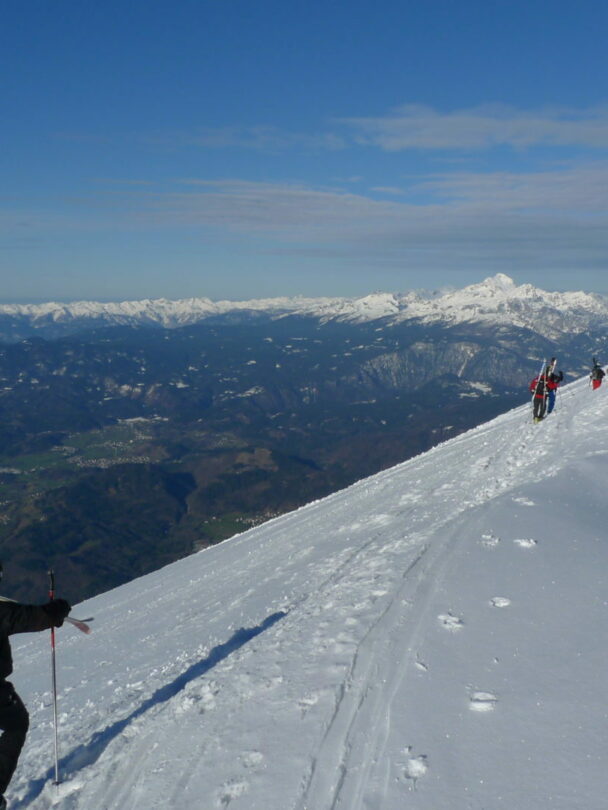 Julian Alps backcountry skiing tour