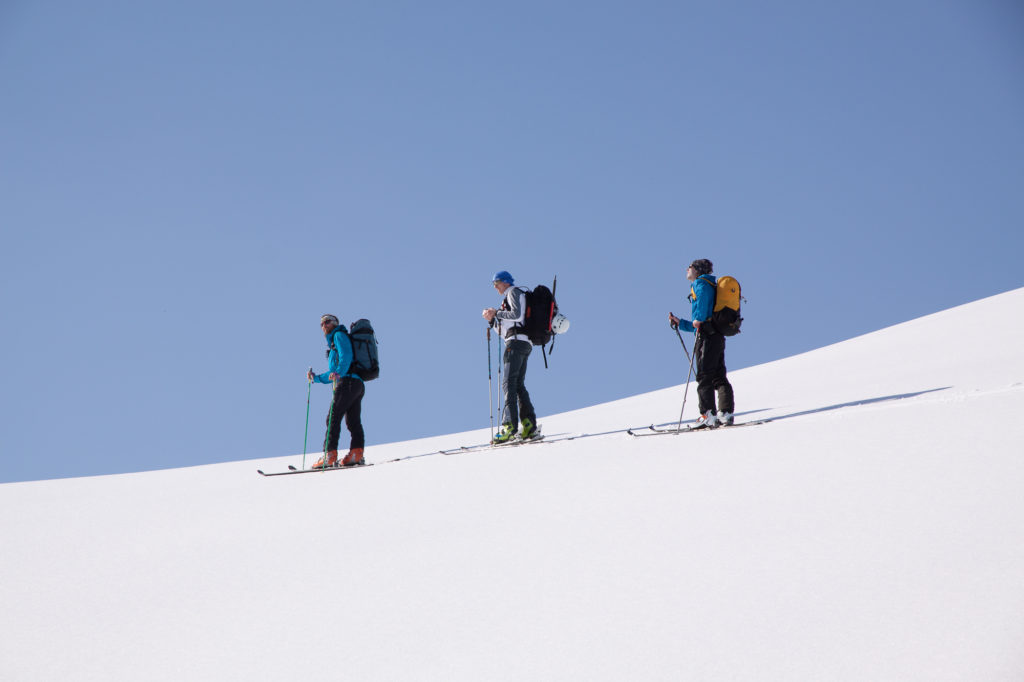 freeride backcountry skiing sella nevea