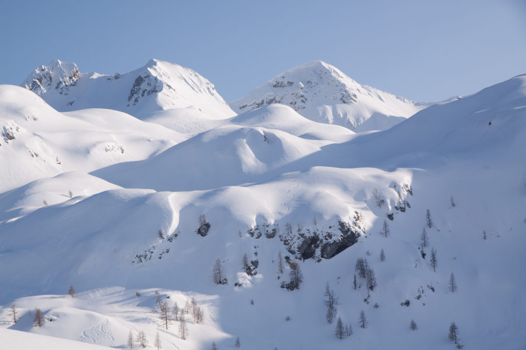 freeride backcountry skiing sella nevea
