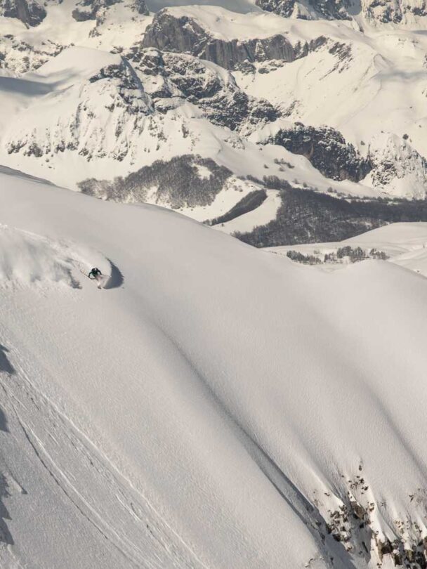 backcountry skiing albanian alps