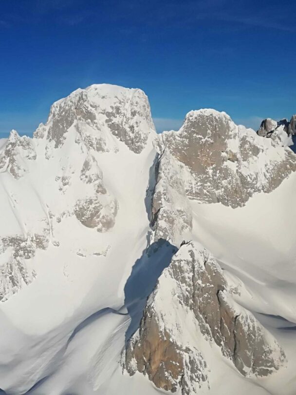 backcountry skiing albanian alps