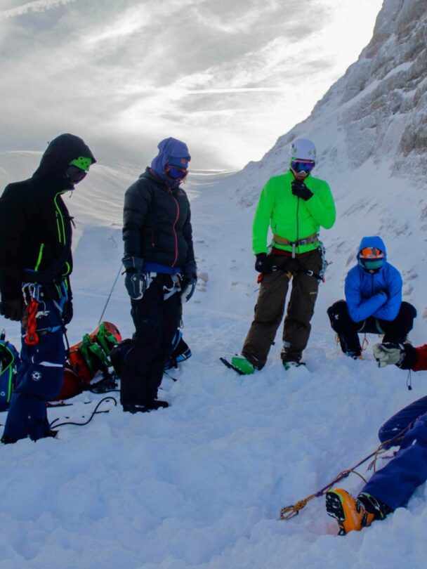 backcountry skiing albanian alps