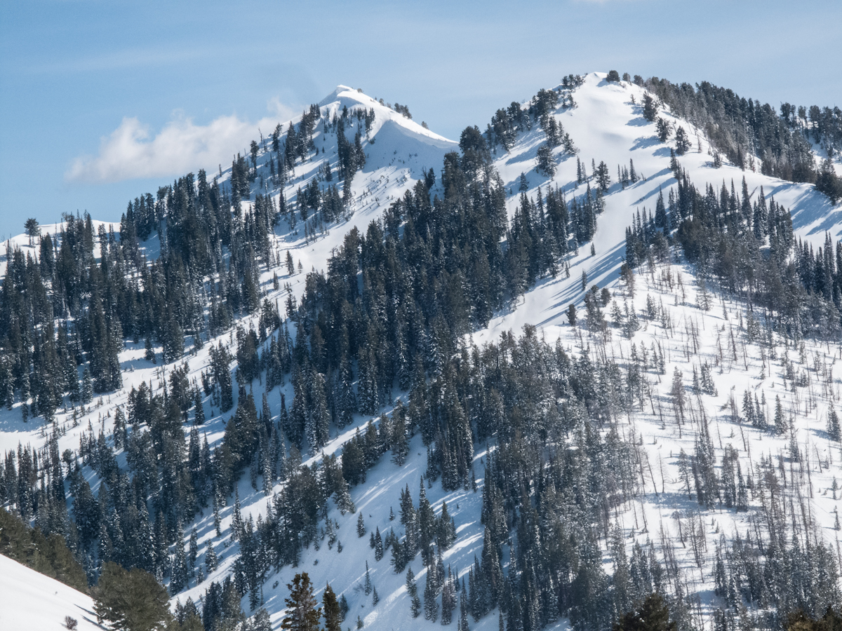 Wasatch Mountains skiing
