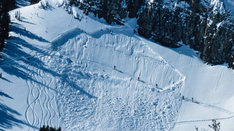 avalanche path