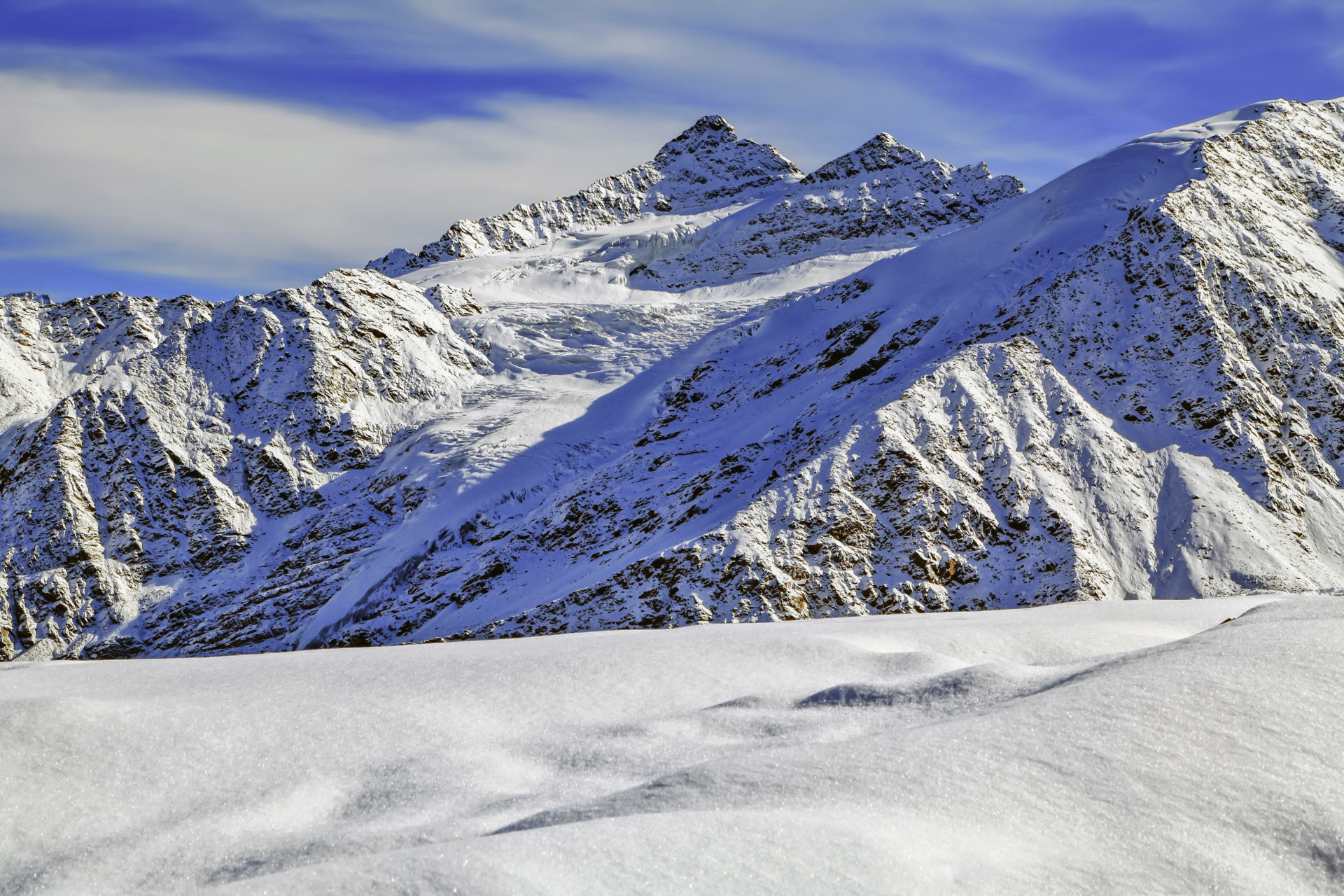 Mount Elbrus region backcountry skiing