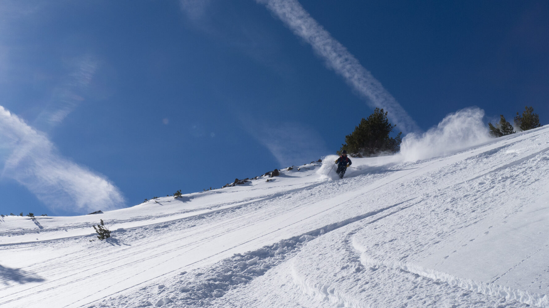 backcountry skiing at june mountain