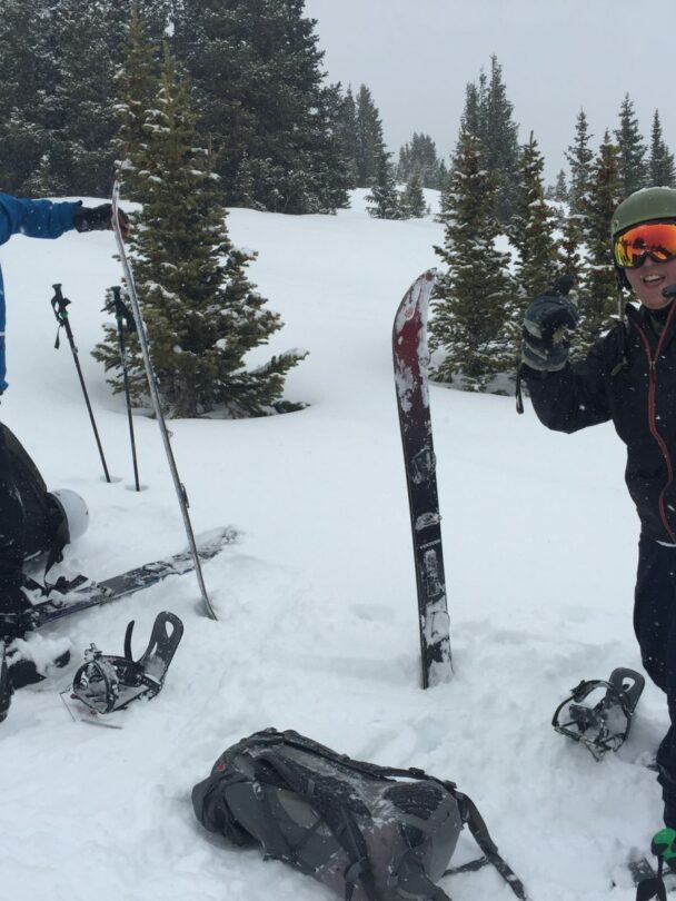Monarch Pass is a great spot for beginner and intermediate backcountry skiers, with wel-spaced trees and steep bowls.