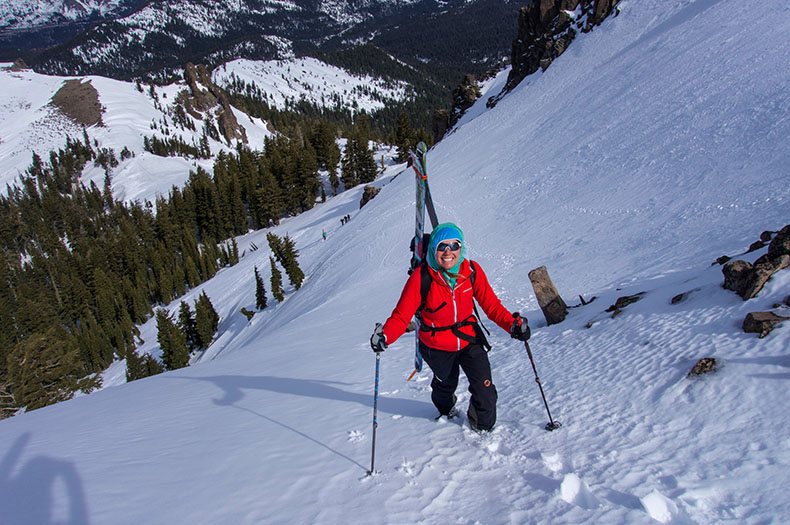 squaw valley skiing traverse