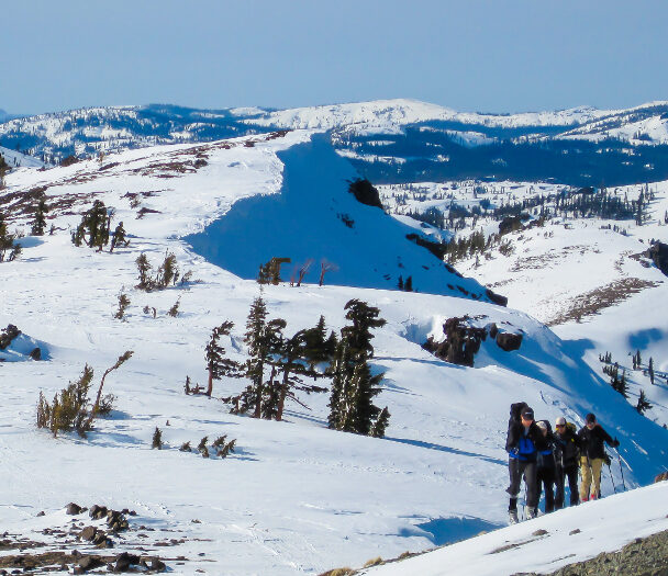 squaw valley skiing traverse