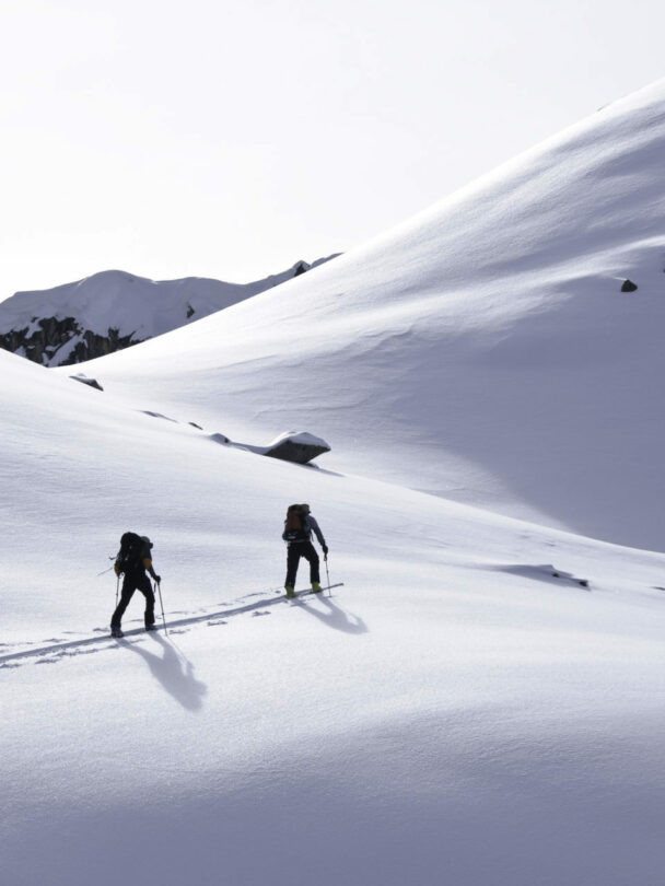 Getting ready to shred some backcountry powder