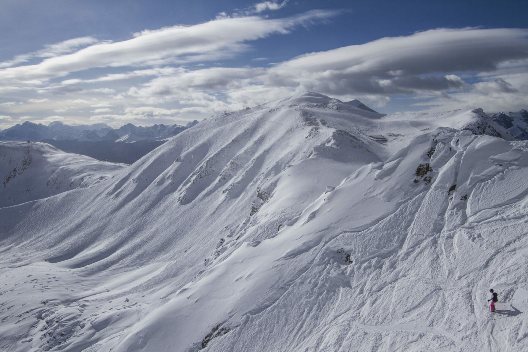 Amazing skiing at Lake Louise