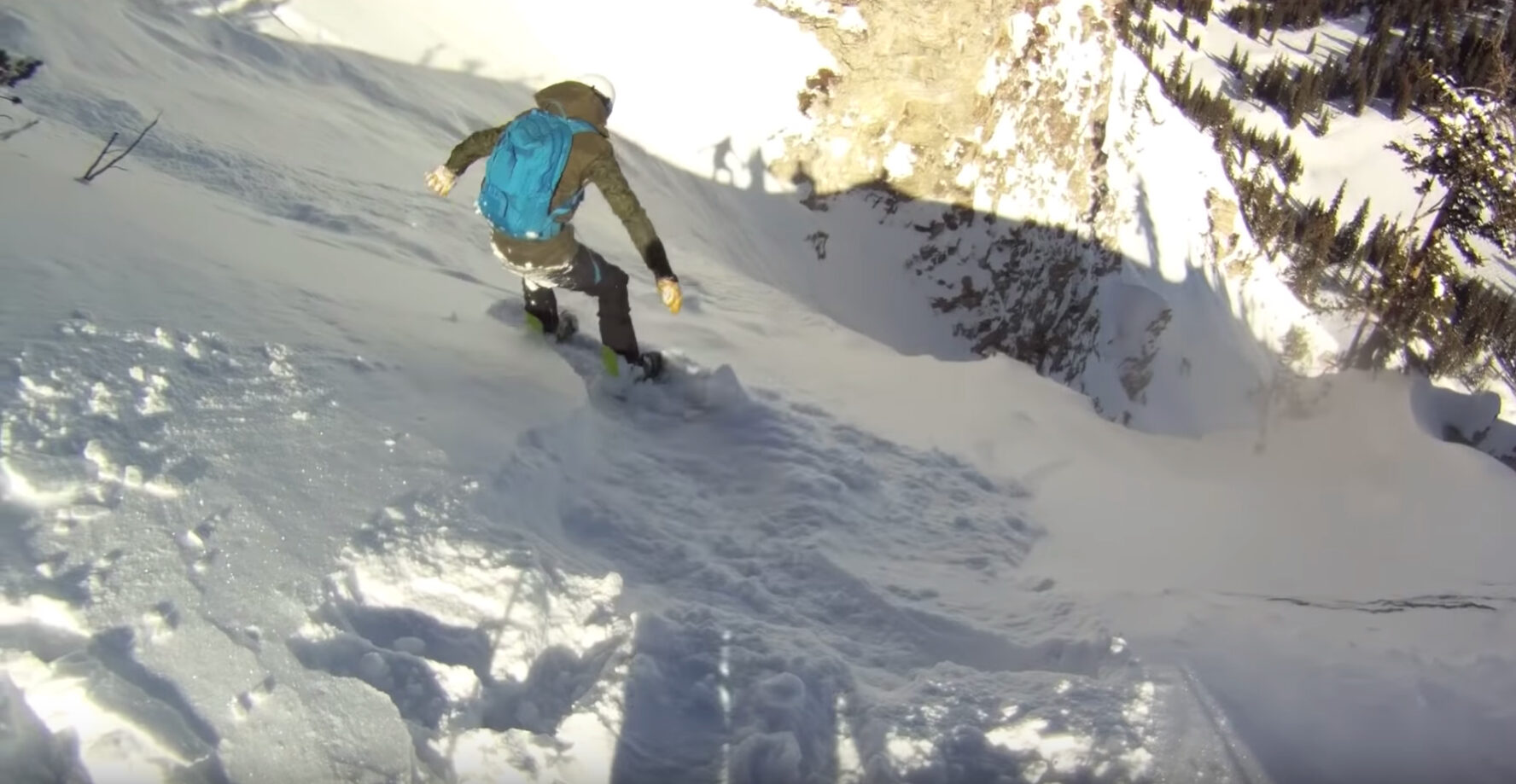 Backcountry skiing Solitude