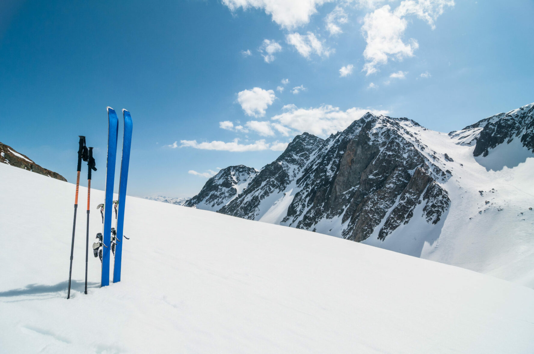Backcountry skiing La Grave