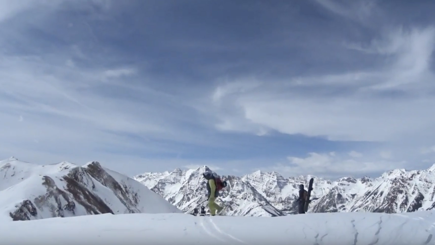 Backcountry skiing in Aspen