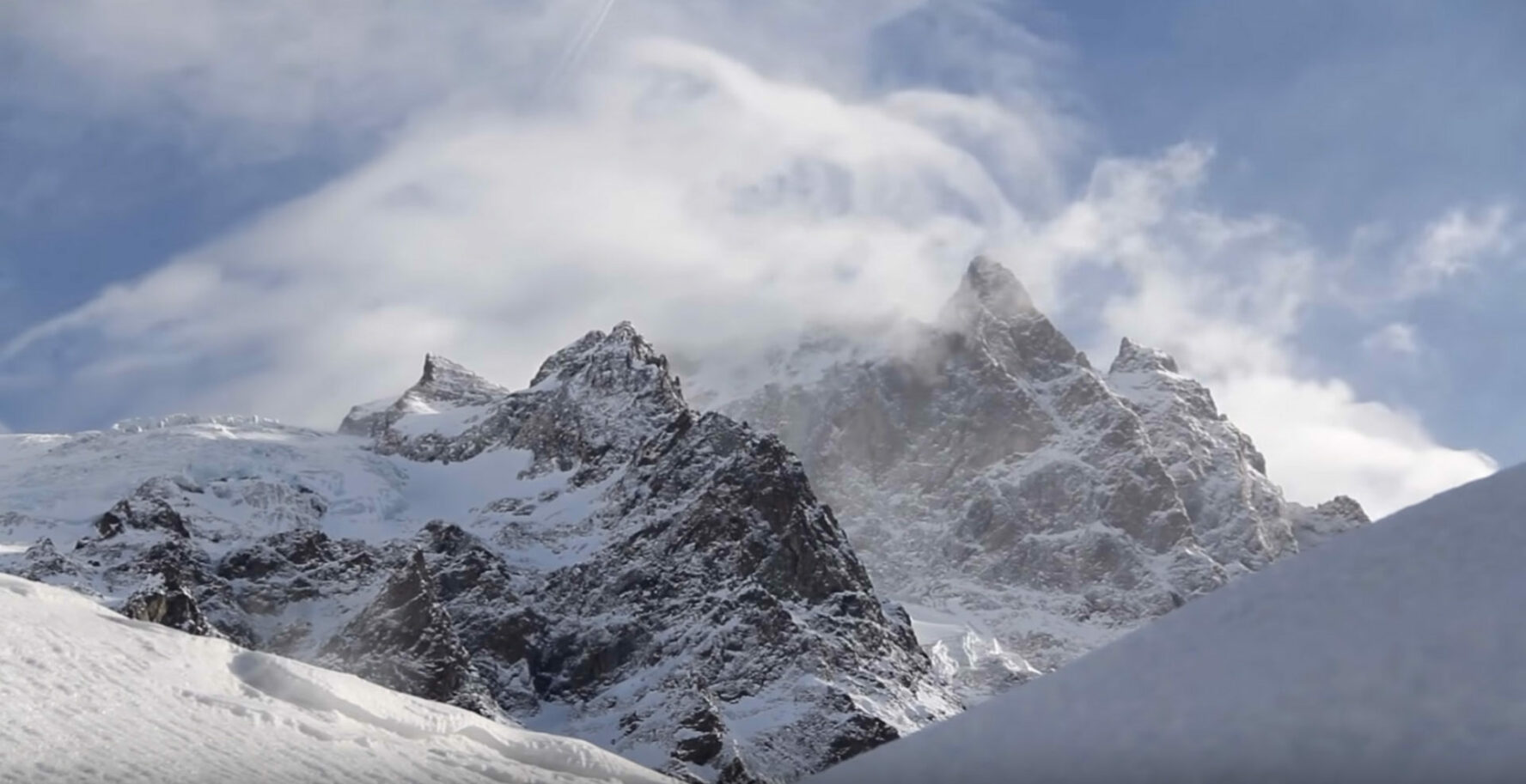 La Grave mountain shot