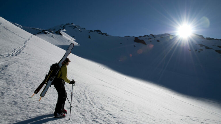 Backcountry Skiing Mount Shasta with a Guide