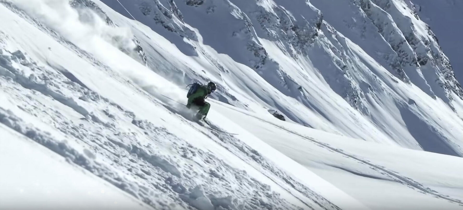 Shredding pow in St. Anton