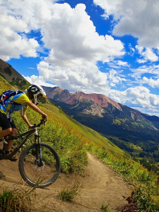 Biking in crested butte