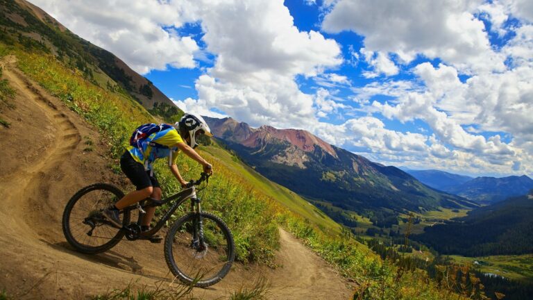Biking in crested butte