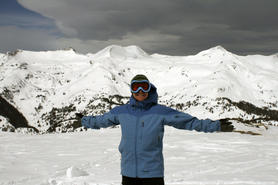 Backcountry skiing in Red Mountain Pass guarantees awe-inspiring untracked terrain.