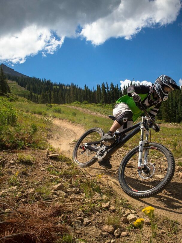 Biking in crested butte