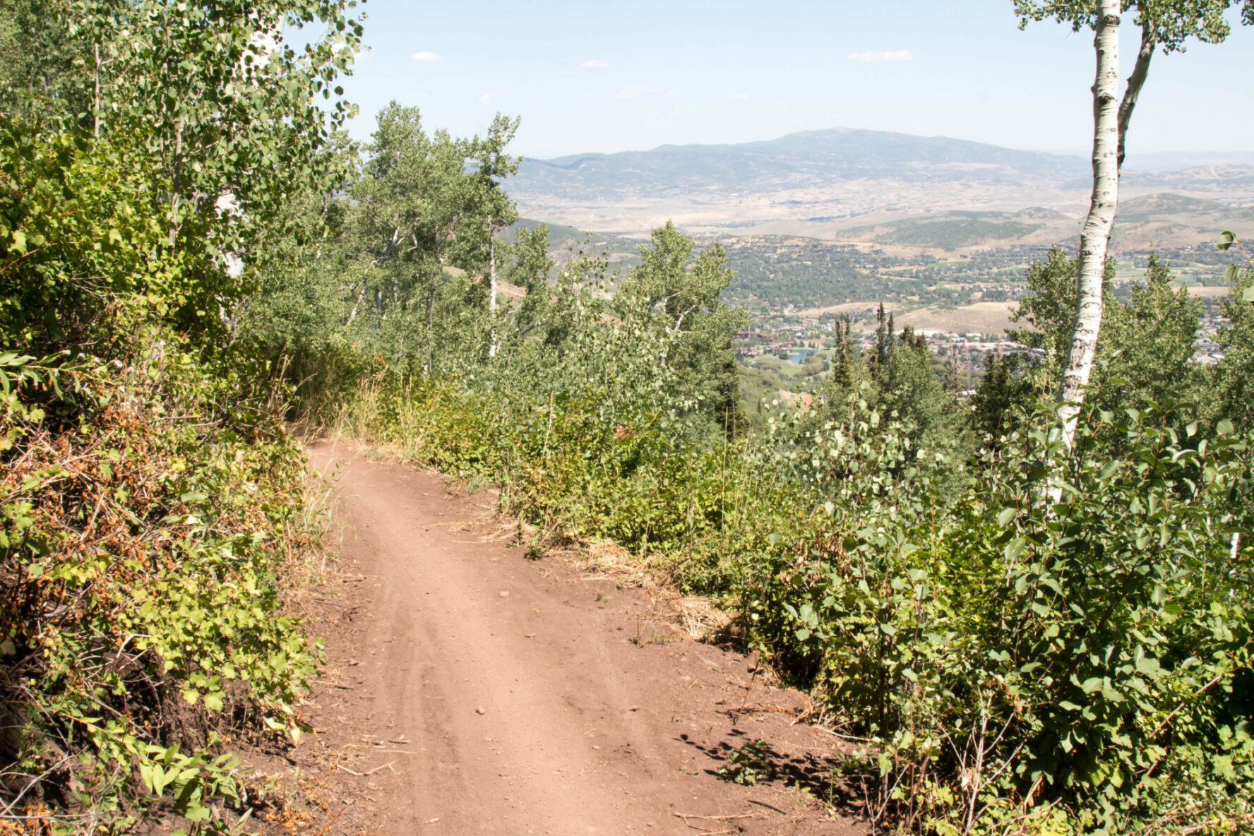 View of Armstrong trail Utah