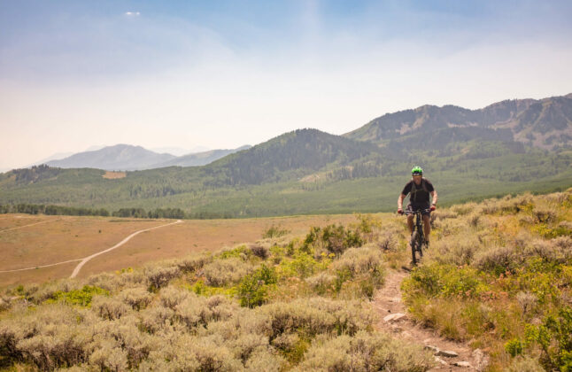 mountain biking in park city