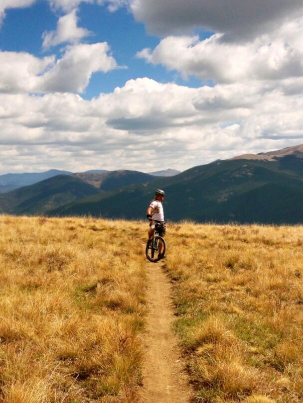 Biking in crested butte