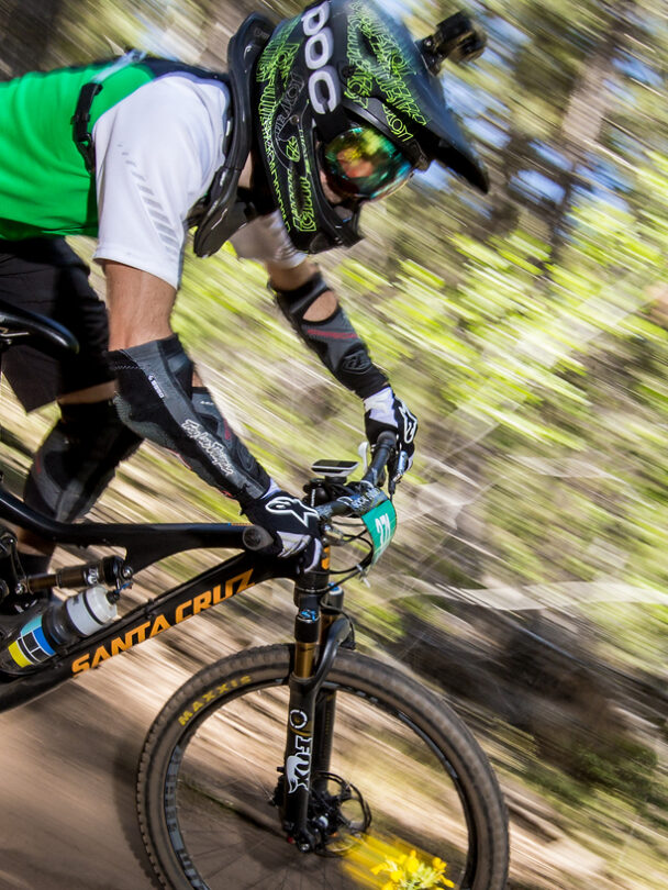 Mountain biking snow summit bike park