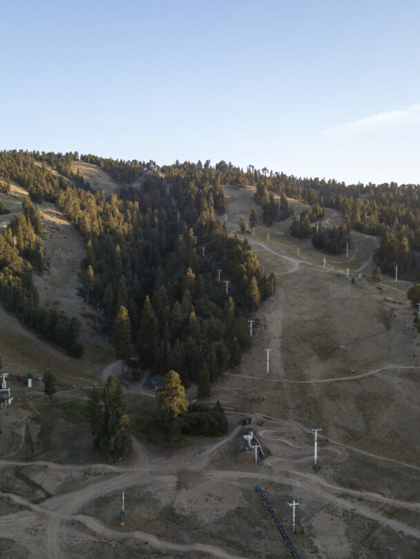 Mountain biking snow summit bike park