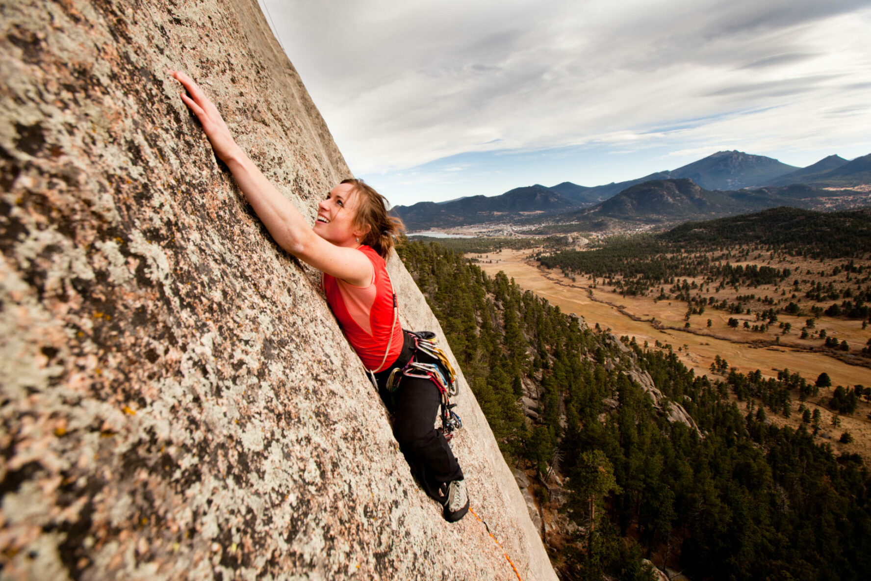 Rocky Mountain rock climbing