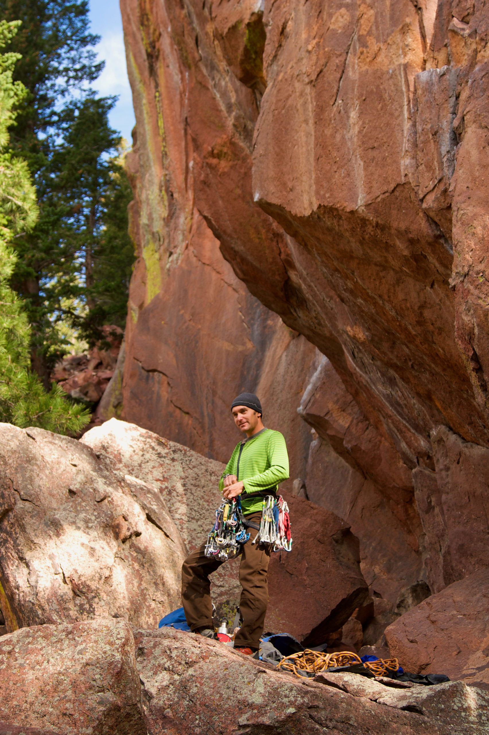 Rock Climbing at Eldorado Canyon