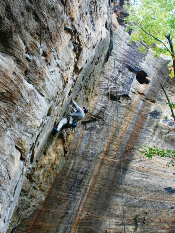 Red River Gorge climbing
